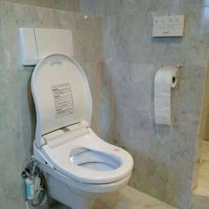 Japanse washlet installatie