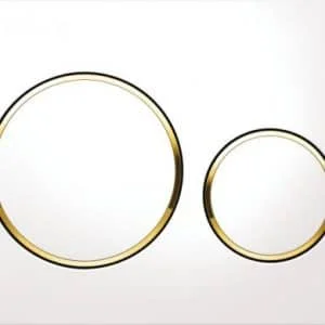 Geberit Sigma20 bedieningspaneel wit goud 115882KK1
