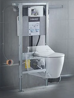 Duravit Durasystem voor automatisch doorspoelen douchewcv