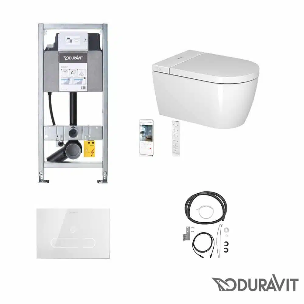 Duravit Starck F DuraSystem A2 set voor automatisch doorspoelen