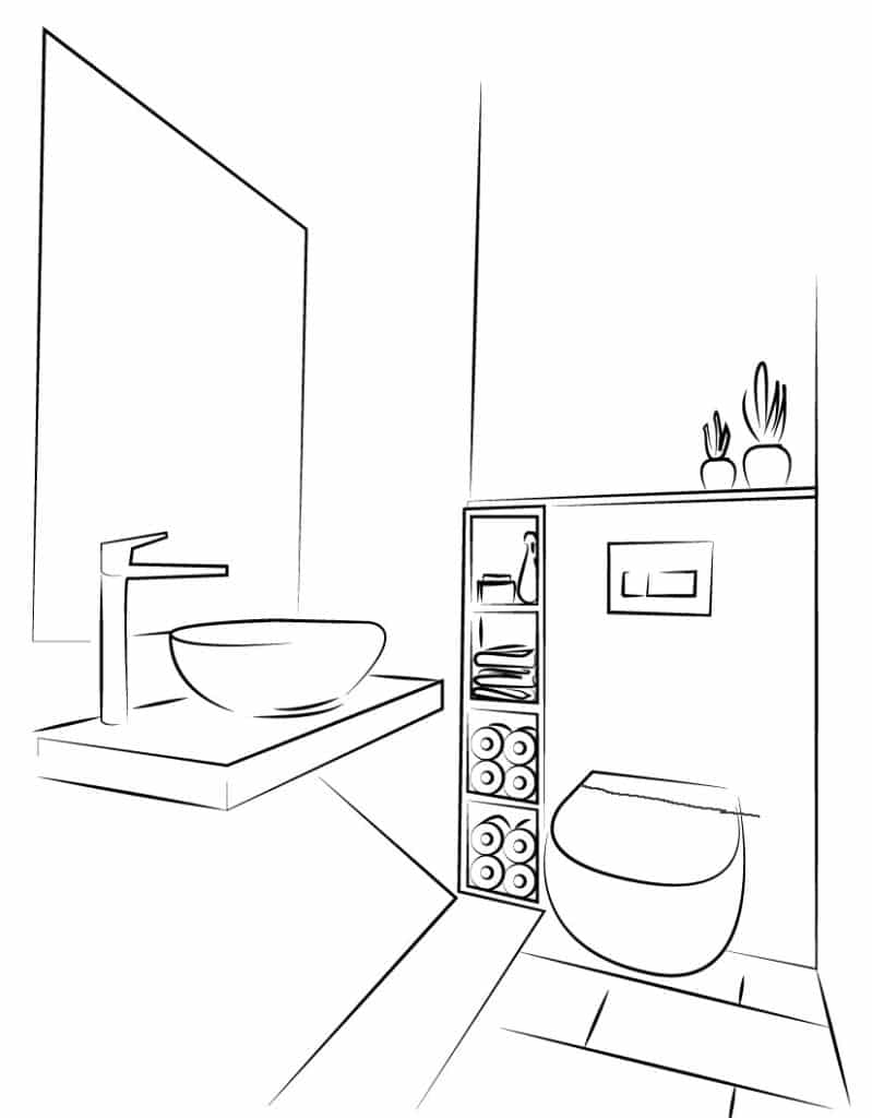 nieuwbouw casco douchewc