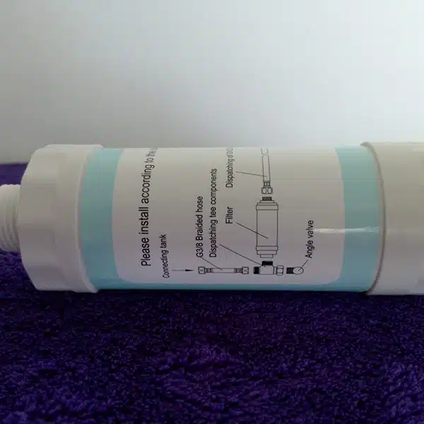 Douchewc waterfilter Frissebips