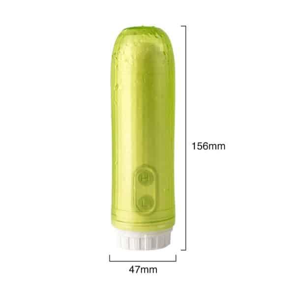 Frissebips Travel Bidet Groen afmeting