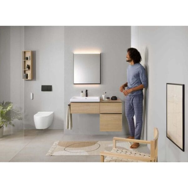 Geberit AquaClean Sela wall washdown WC 146220JT1 white alpine matt, complete system (3)