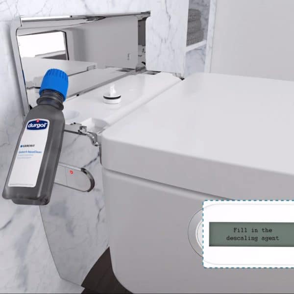 Geberit Aquaclean ontkalking frissebips