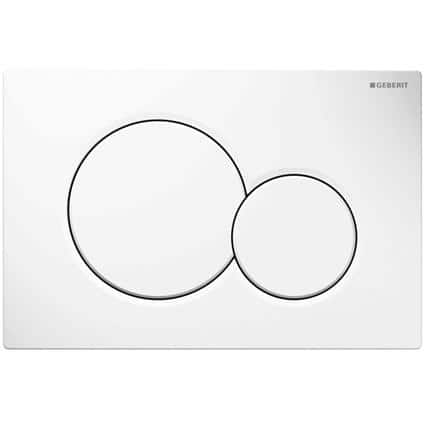 Geberit Sigma 01 wit drukknop