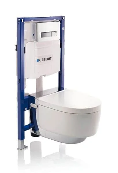 Geberit inbouwreservoir met douchewc frissebips