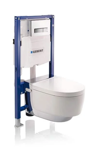 Geberit inbouwreservoir met douchewc frissebips