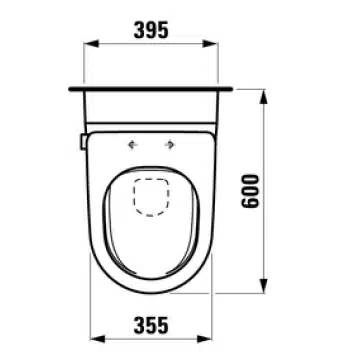 Laufen Cleanet Riva afmetingen