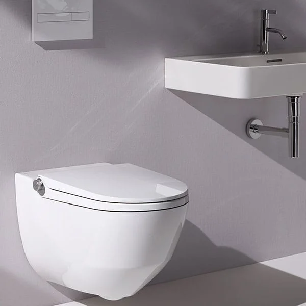 Laufen Cleanet Riva bidet toilet frissebips douche wc