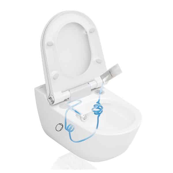 Laufen Cleanet Riva ontkalking douche wc