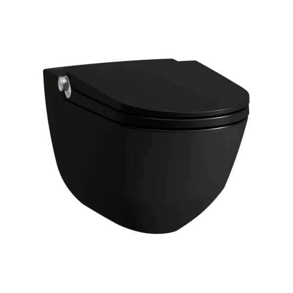 Laufen Cleanet Riva mat Zwarte douchewc