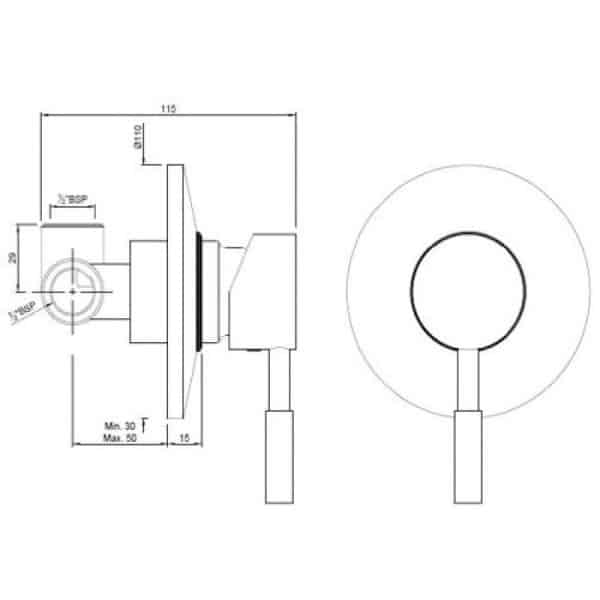 LuxSTA handdouche mixer 4