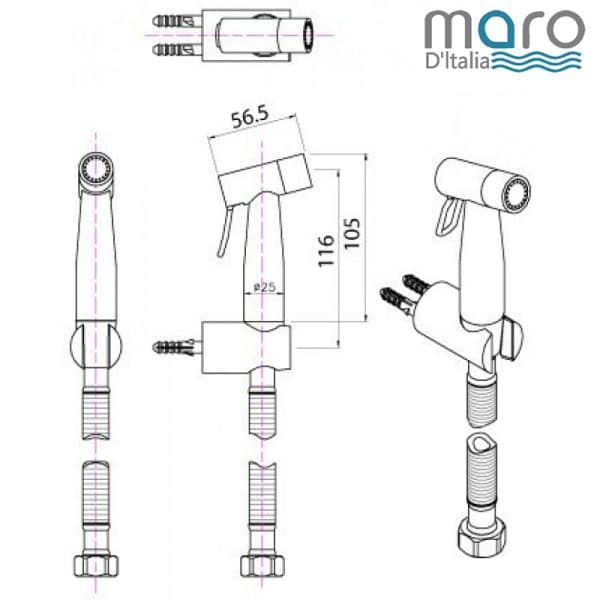 Maro DItalia LuxSTA09 bidetdouche 8
