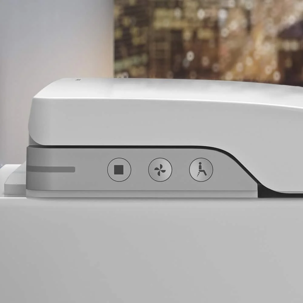 Roca in wash zijaanzicht douchetoilet