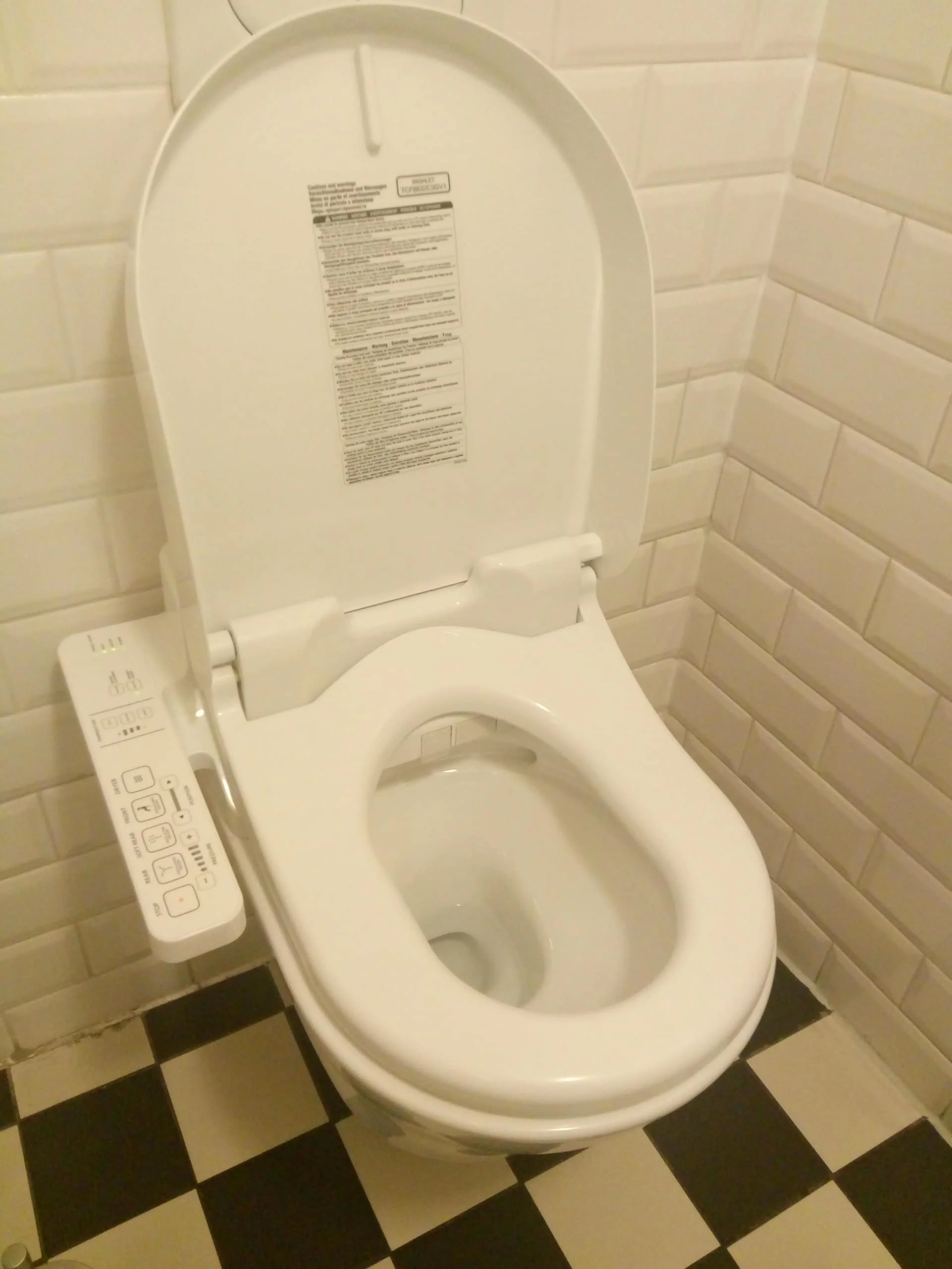 TOTO Washlet EK 2 Vatten Ramen Frissebips 12