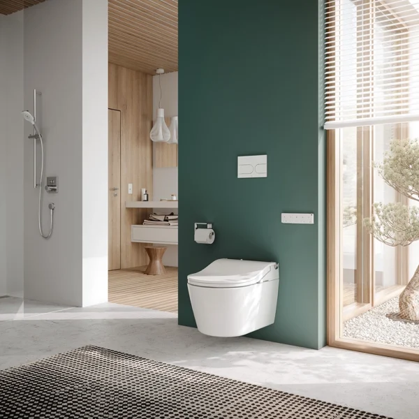 TOTO Washlet RW Silver Trim White Remote Japans Toilet