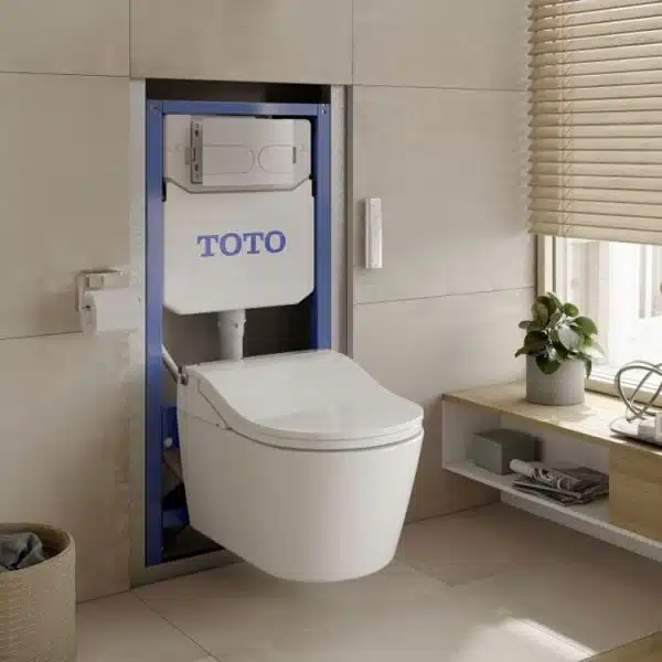TOTO inbouwreservoir met automatische doorspoelfunctie