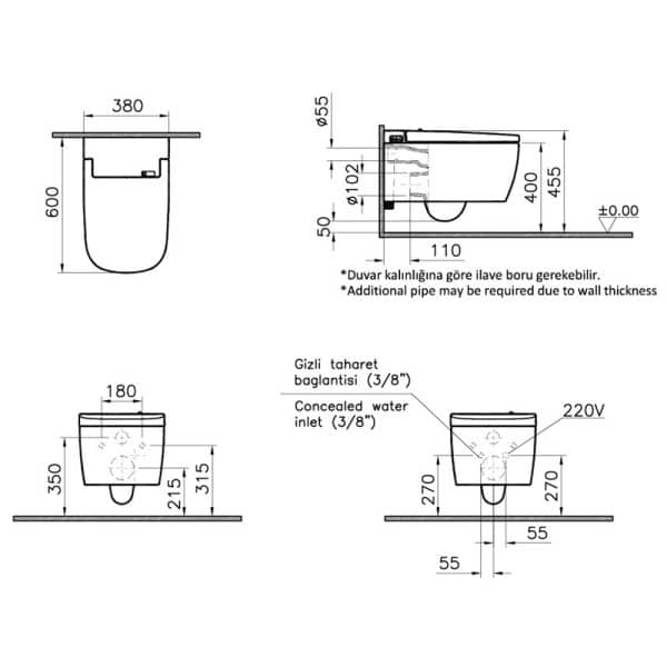 Technische tekening Vitra