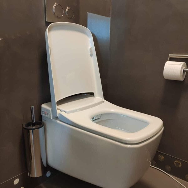 V care comfort installatie douchetoilet door team Frissebips