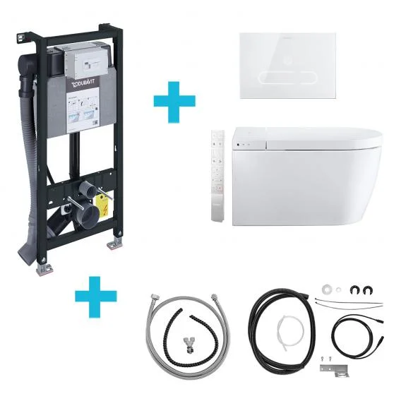 duravit starck f durasystem a2 set geurzuivering en auto flush