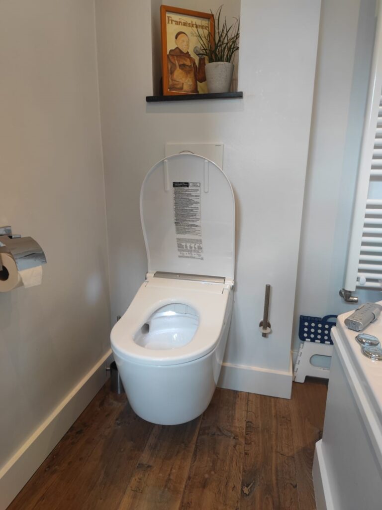 TOTO Japanese toilet installation