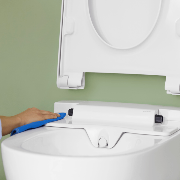 Geberit AquaClean Alba quick release reiniging