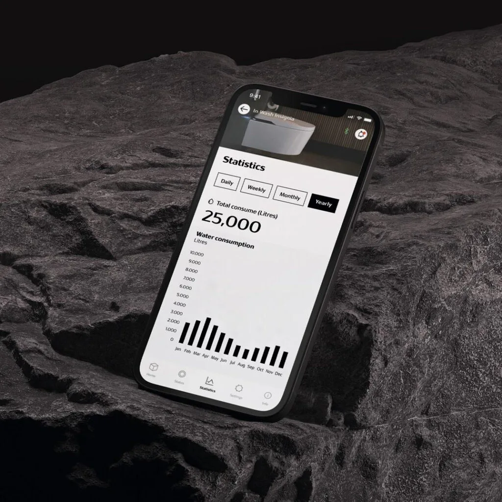 Roca Connect smartphone app douchewc insignia