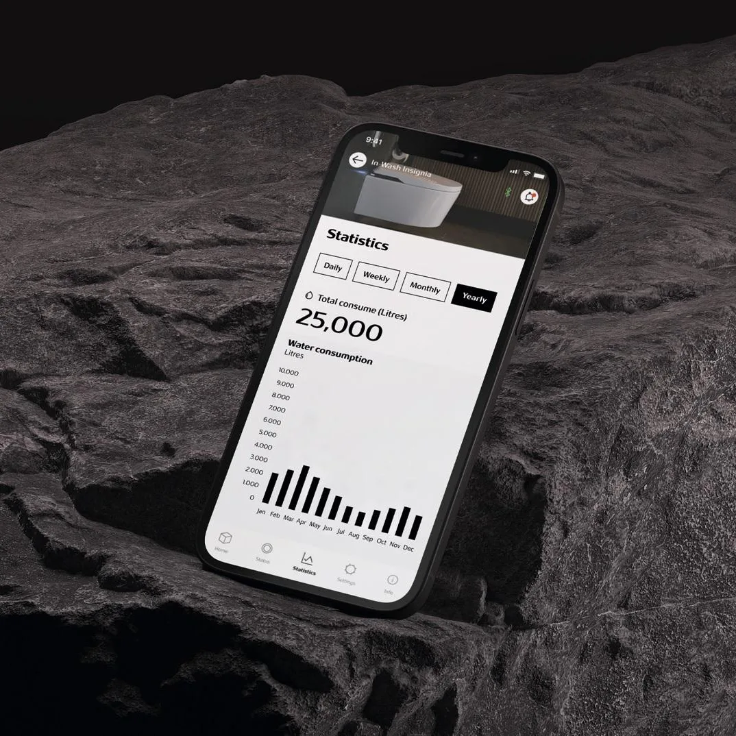 Roca Connect smartphone app douchewc insignia