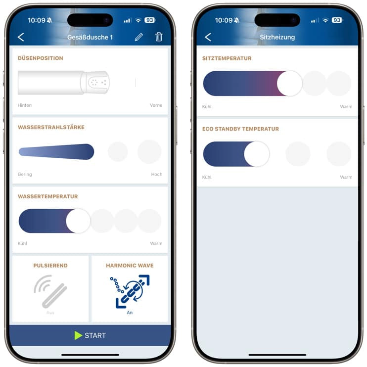 Villeroy en Boch ViClean smartphone app