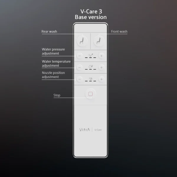 VitrA VCARE 3 Base uitleg afstandsbediening