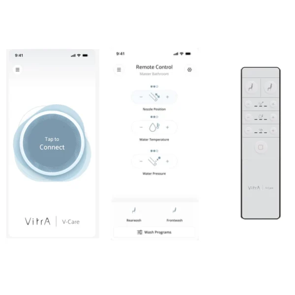 V Care 3 remote control overview Base
