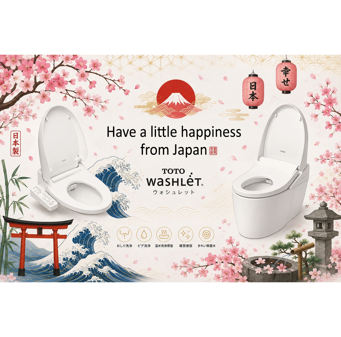 TOTO Washlet beste Japans toilet