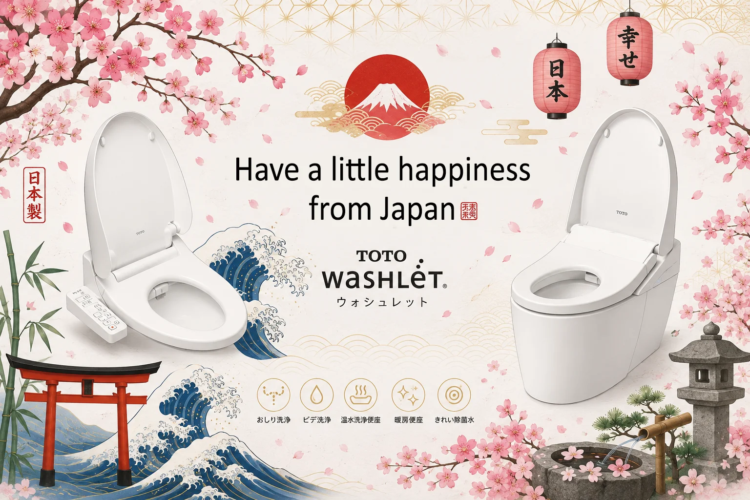 Homepage TOTO Washlet Japans toilet